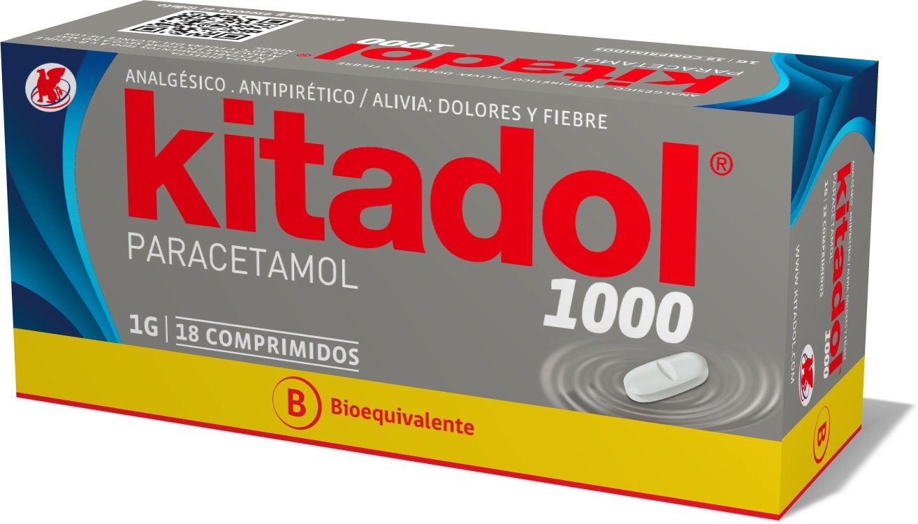 Kitadol Comprimidos 1g - Farmacias Curie