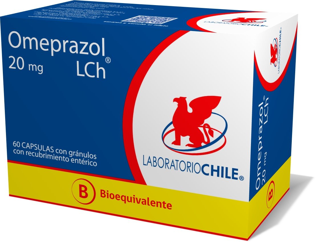Omeprazol Cápsulas con gránulos con recubrimiento entérico 20mg - 60 unidades - Farmacias Curie
