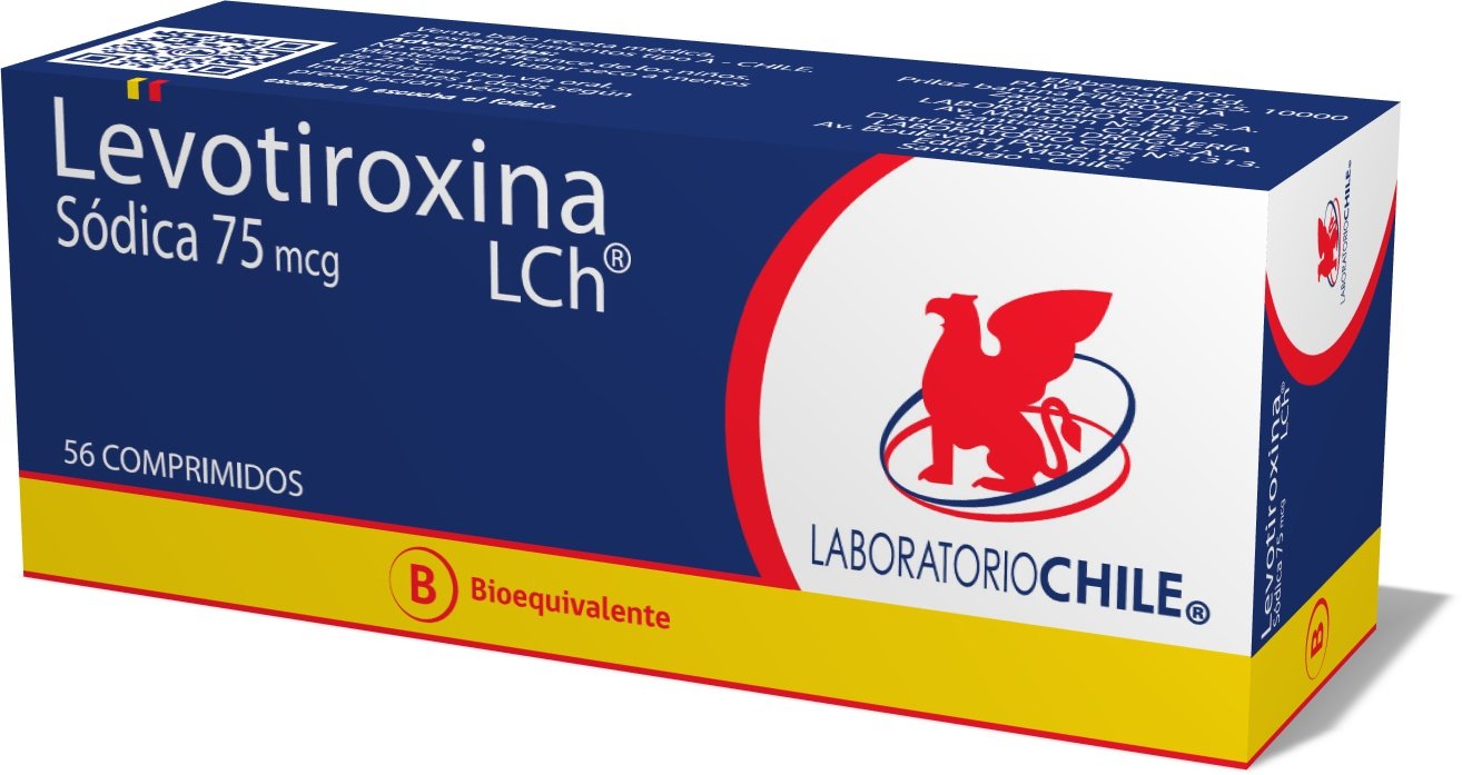 Levotiroxina Comprimidos 75mcg - Farmacias Curie