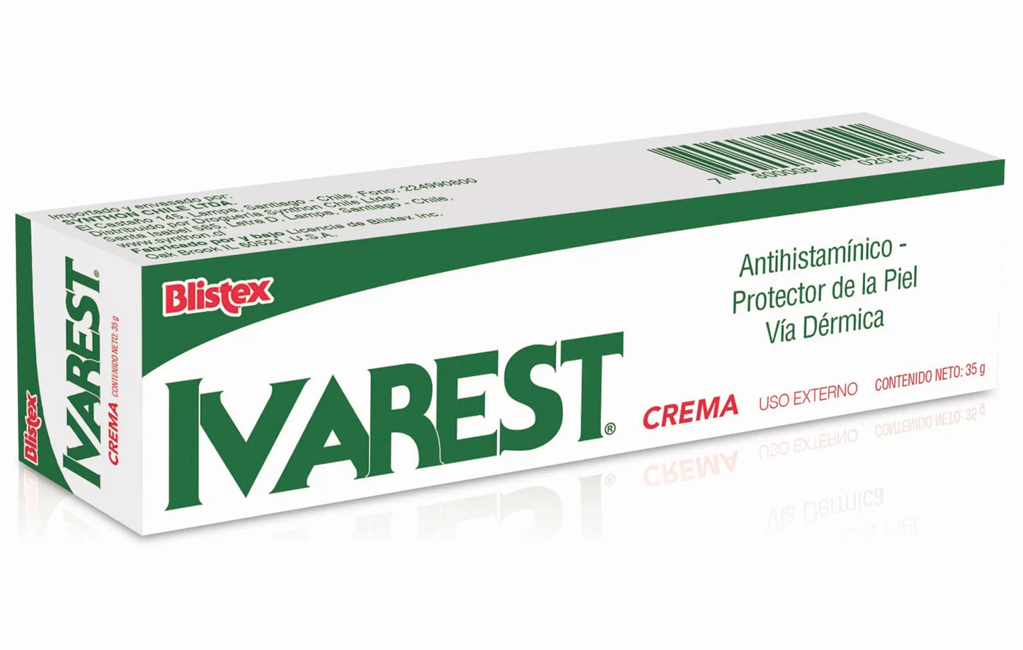 Ivarest Crema Tópica - 35 gramos - Farmacias Curie