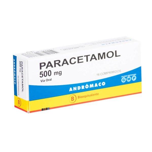 Paracetamol Comprimidos 500mg - Farmacias Curie