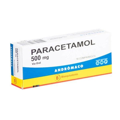 Paracetamol Comprimidos 500mg - Farmacias Curie