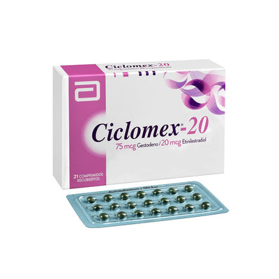 Ciclomex 20 Comprimidos recubiertos - Farmacias Curie