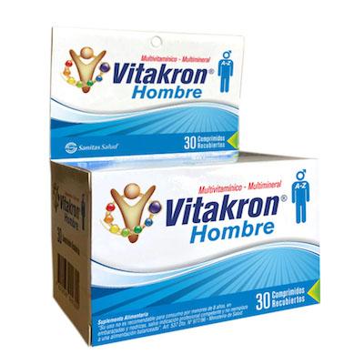 Vitakron Hombre Comprimidos Recubiertos - 30 unidades - Farmacias Curie