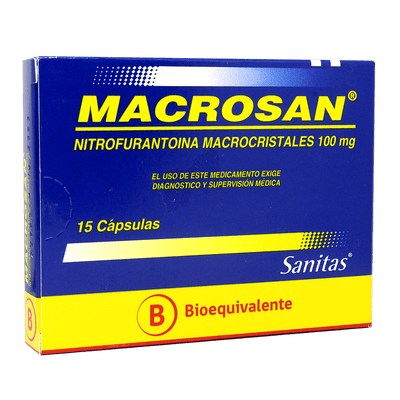 Macrosan Cápsulas 100mg - 15 unidades - Farmacias Curie