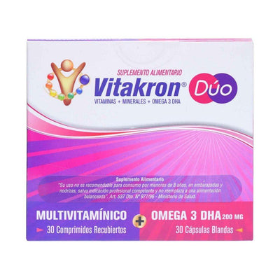 Vitakron Duo Comprimidos Recubiertos - Farmacias Curie