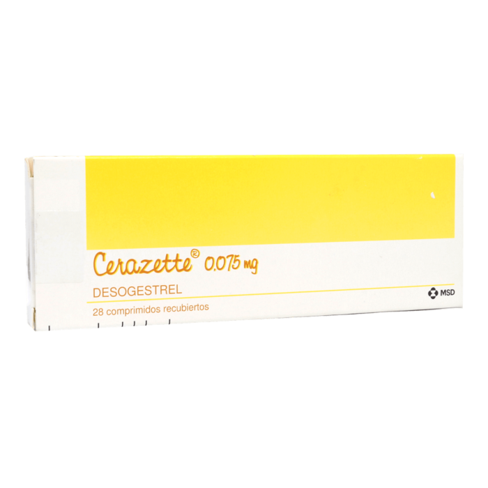 Cerazette Comprimidos Recubiertos 0,075mg - Farmacias Curie
