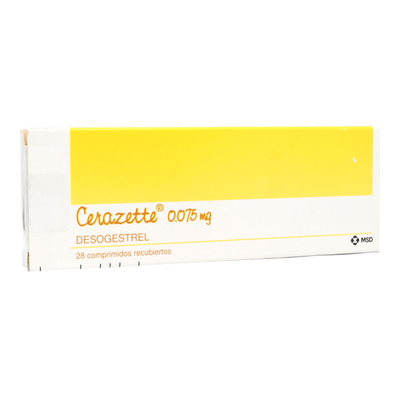Cerazette Comprimidos Recubiertos 0,075mg - Farmacias Curie