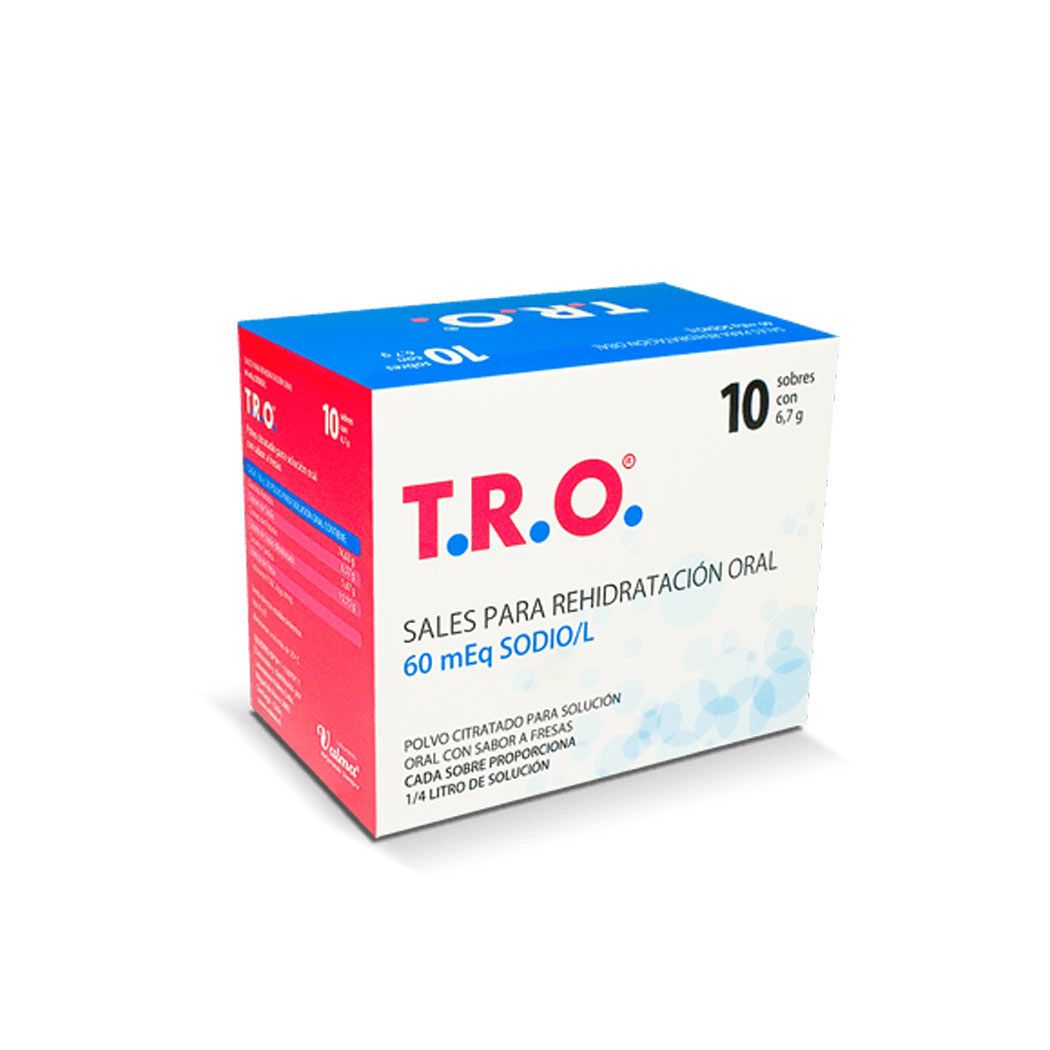 Tro Infantil Sales Rehidratantes - 10 Sobres - Farmacias Curie