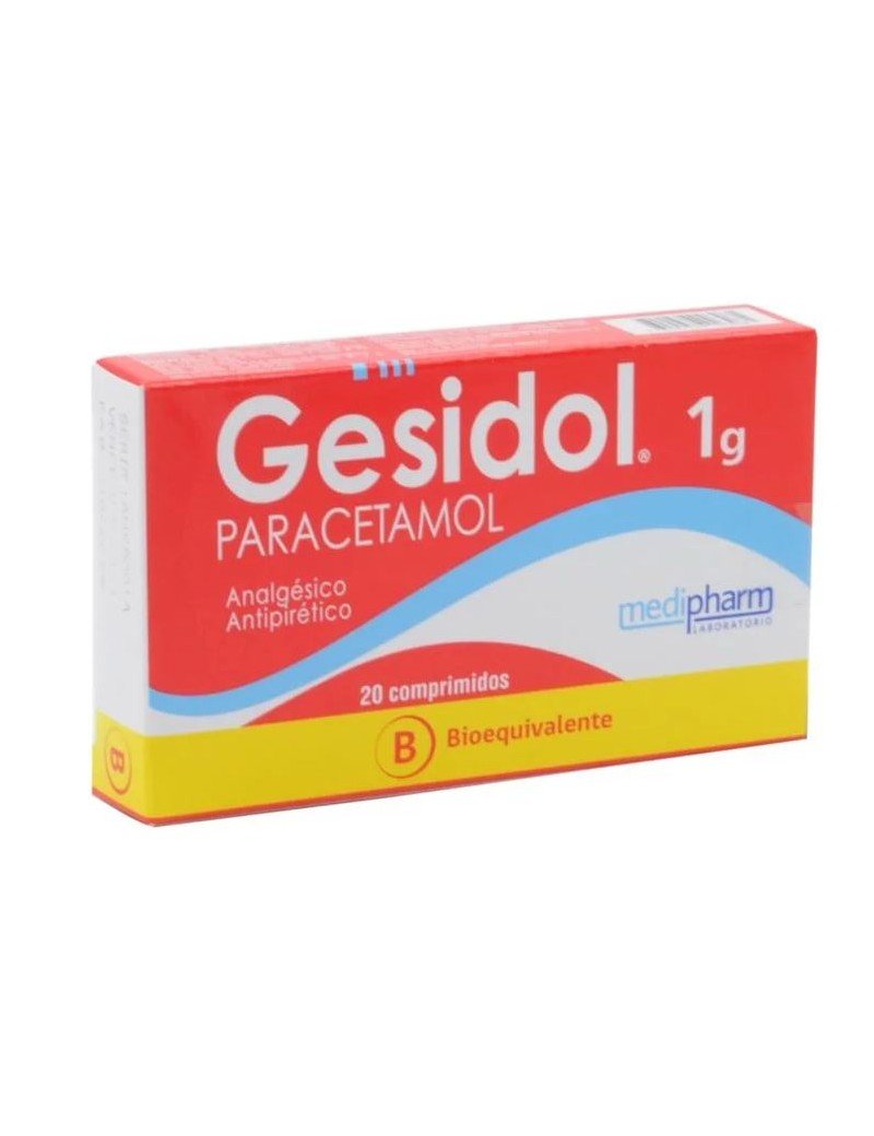Gesidol Comprimidos 1g - Farmacias Curie