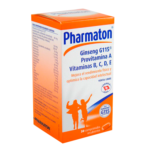 Pharmaton Comprimidos Recubiertos - Farmacias Curie