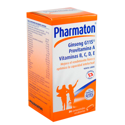 Pharmaton Comprimidos Recubiertos - Farmacias Curie