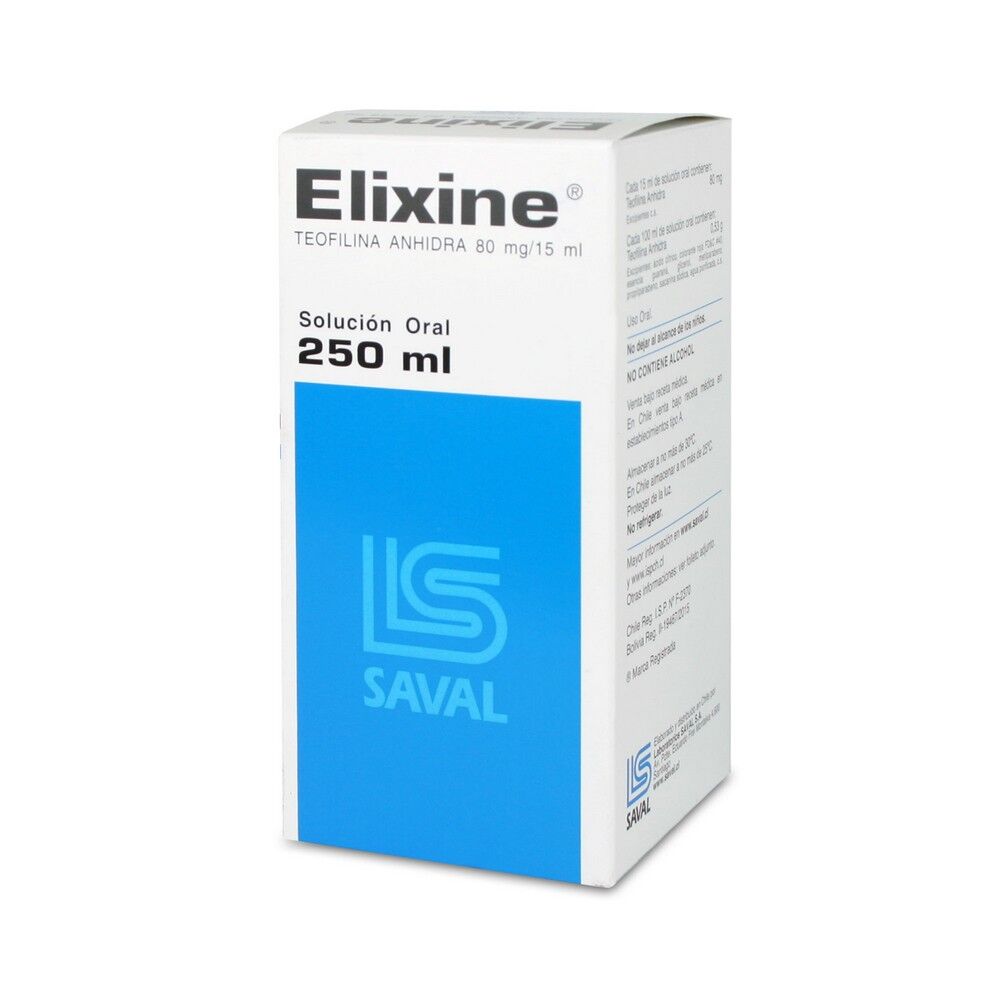 Elixine Solución Oral 80mg/15ml - Farmacias Curie