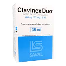 Clavinex Duo Jarabe 400/57 - 35ml - Farmacias Curie