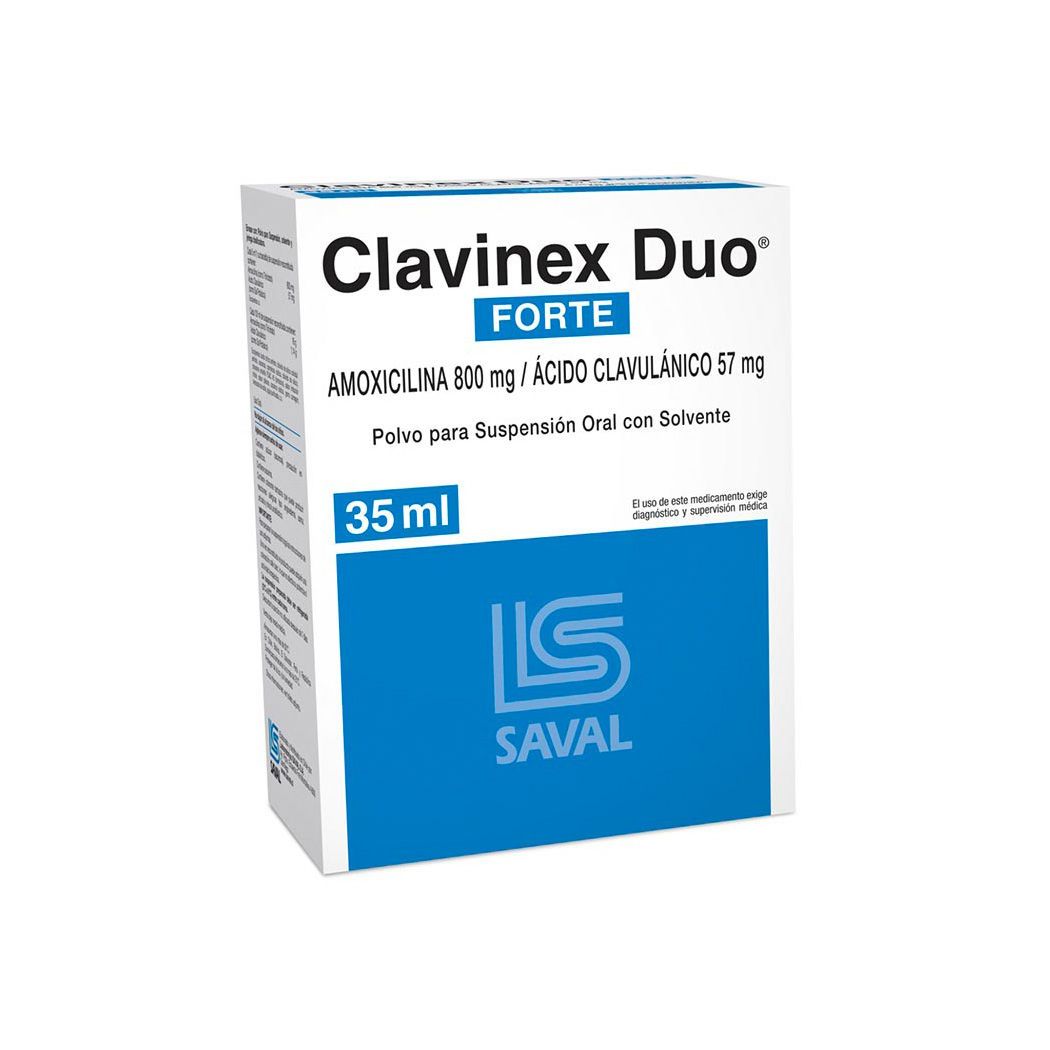 Clavinex Duo Forte Jarabe 800/57 - 35ml - Farmacias Curie