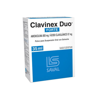 Clavinex Duo Forte Jarabe 800/57 - 35ml - Farmacias Curie