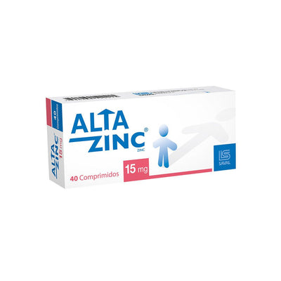 Altazinc 15 mg - 40 Comprimidos - Farmacias Curie