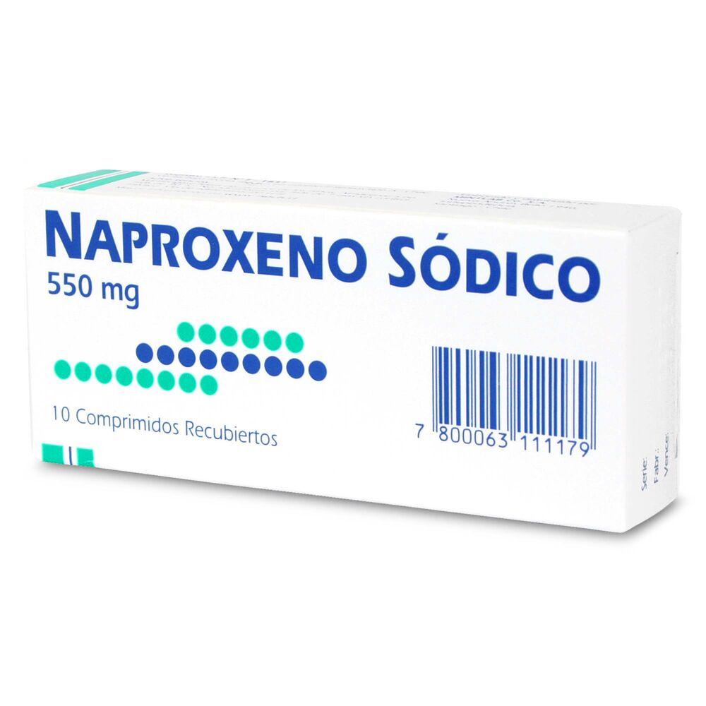 Naproxeno Comprimidos recubiertos 550mg - Farmacias Curie