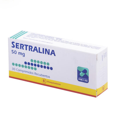 Sertralina Comprimidos Recubiertos 50mg - Farmacias Curie