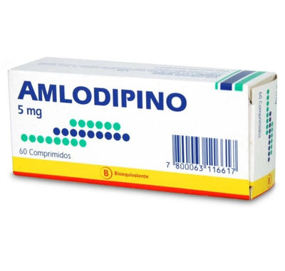 Amlodipino Comprimidos 5mg - Farmacias Curie