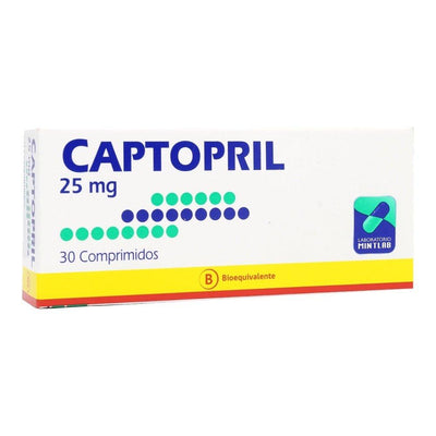 Captopril Comprimidos 25mg - Farmacias Curie
