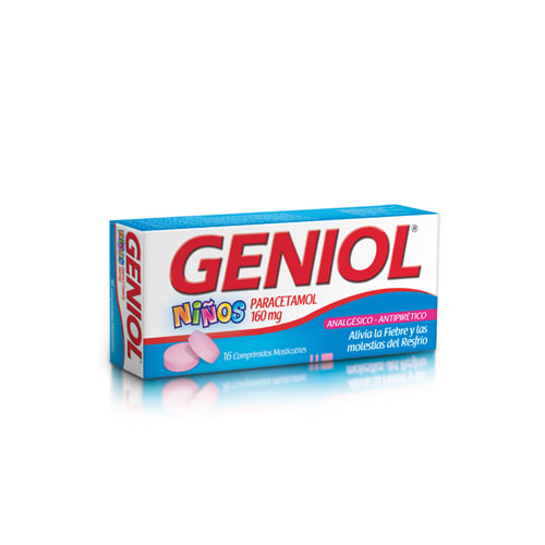 Geniol Comprimidos Masticables 160mg - Farmacias Curie
