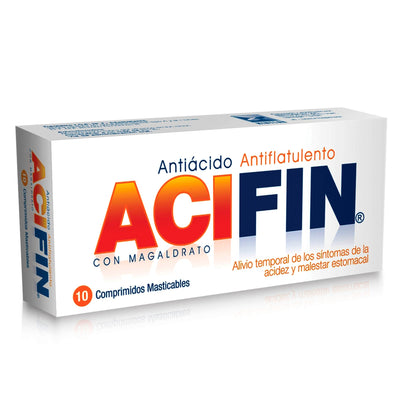Acifin Comprimidos Masticables - Farmacias Curie