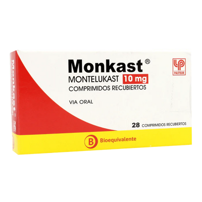 Monkast 10mg - 28 Comprimidos Recubiertos - Farmacias Curie