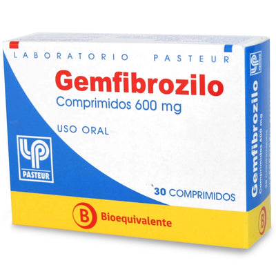 Gemfibrozilo Comprimidos 600mg - Farmacias Curie