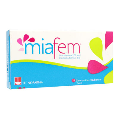 Miafem Comprimidos Recubiertos - Farmacias Curie