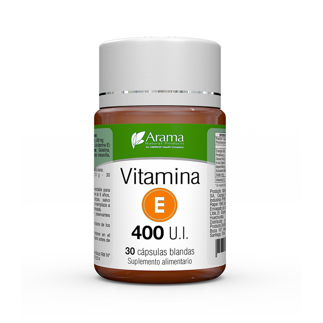 Vitamina E 400UI Cápsulas - Farmacias Curie