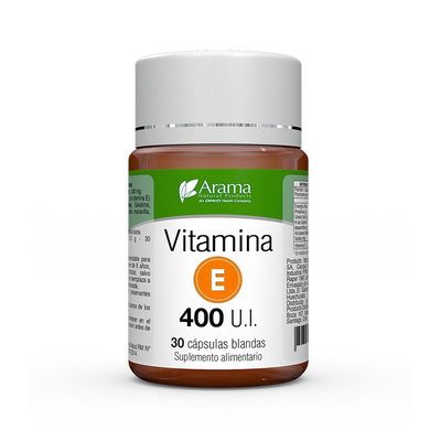 Vitamina E 400UI Cápsulas - Farmacias Curie
