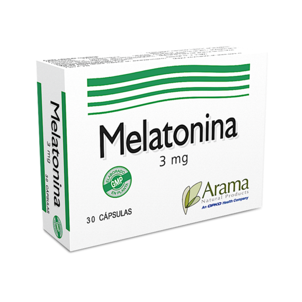 Melatonina Cápsulas 3mg - Farmacias Curie