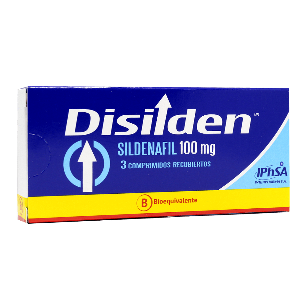 Disilden Comprimidos Recubiertos 100mg - 3 unidades - Farmacias Curie
