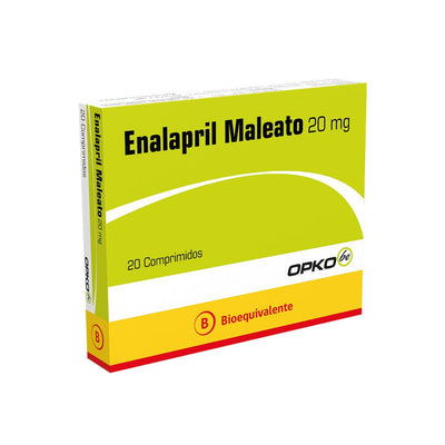Enalapril Comprimidos 20mg - Farmacias Curie