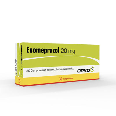 Esomeprazol Comprimidos con Recubrimiento Entérico 20mg - Farmacias Curie