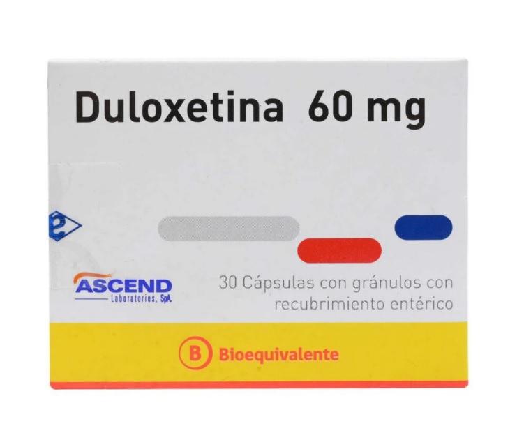 Duloxetina Cápsulas con gránulos con recubrimiento entérico 60mg - Farmacias Curie