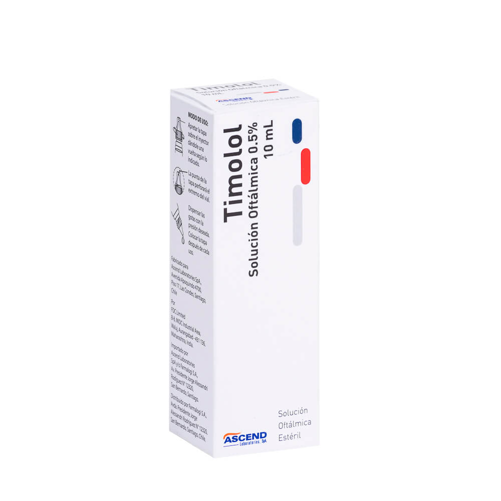 Timolol Solución Oftálmica 0,5% - Farmacias Curie