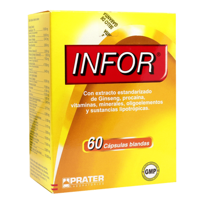 Infor Cápsulas - 60 unidades - Farmacias Curie