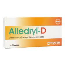 Alledryl-D Cápsulas - Farmacias Curie