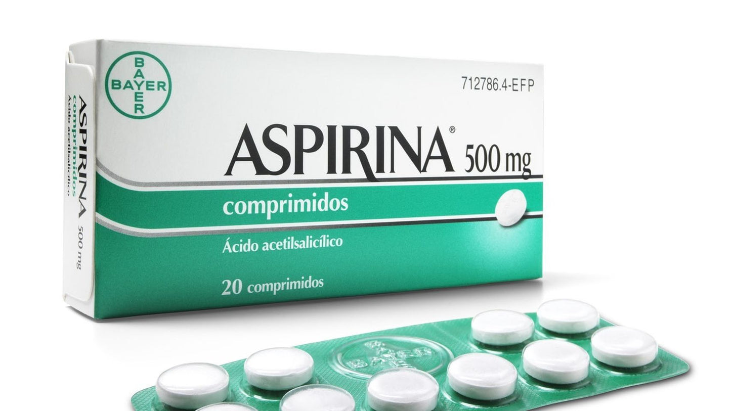 Aspirina 500mg - 20 Comprimidos - Farmacias Curie