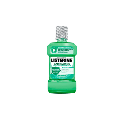 Listerine Anticaries Sin Alcohol - 500 mL - Farmacias Curie