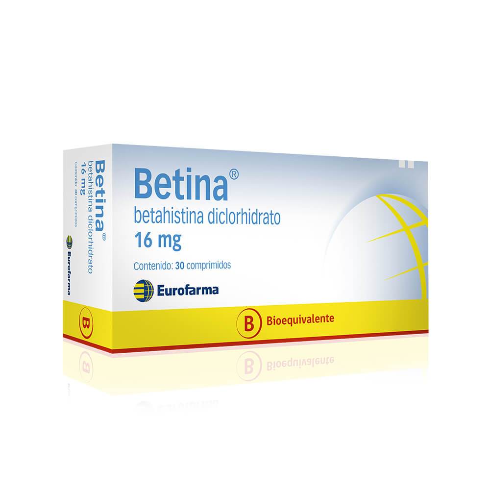 Betina Comprimidos 16mg - Farmacias Curie