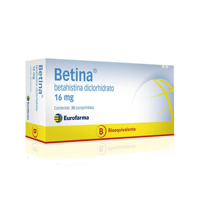 Betina Comprimidos 16mg - Farmacias Curie