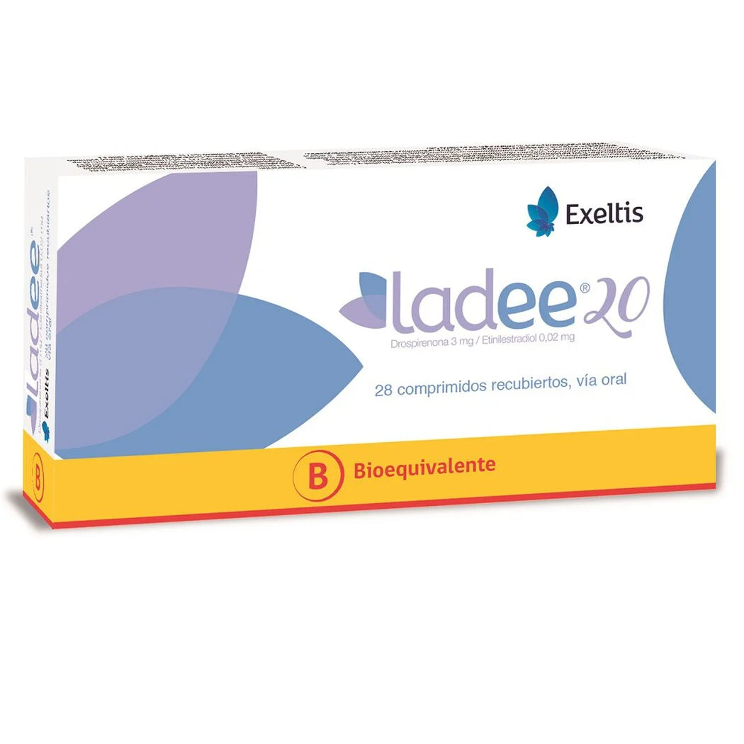 Ladee 20 - 28 Comprimidos Recubiertos - Medicamento CENABAST