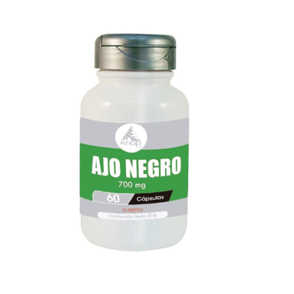 Ajo Negro 700mg - 60 Cápsulas - Farmacias Curie