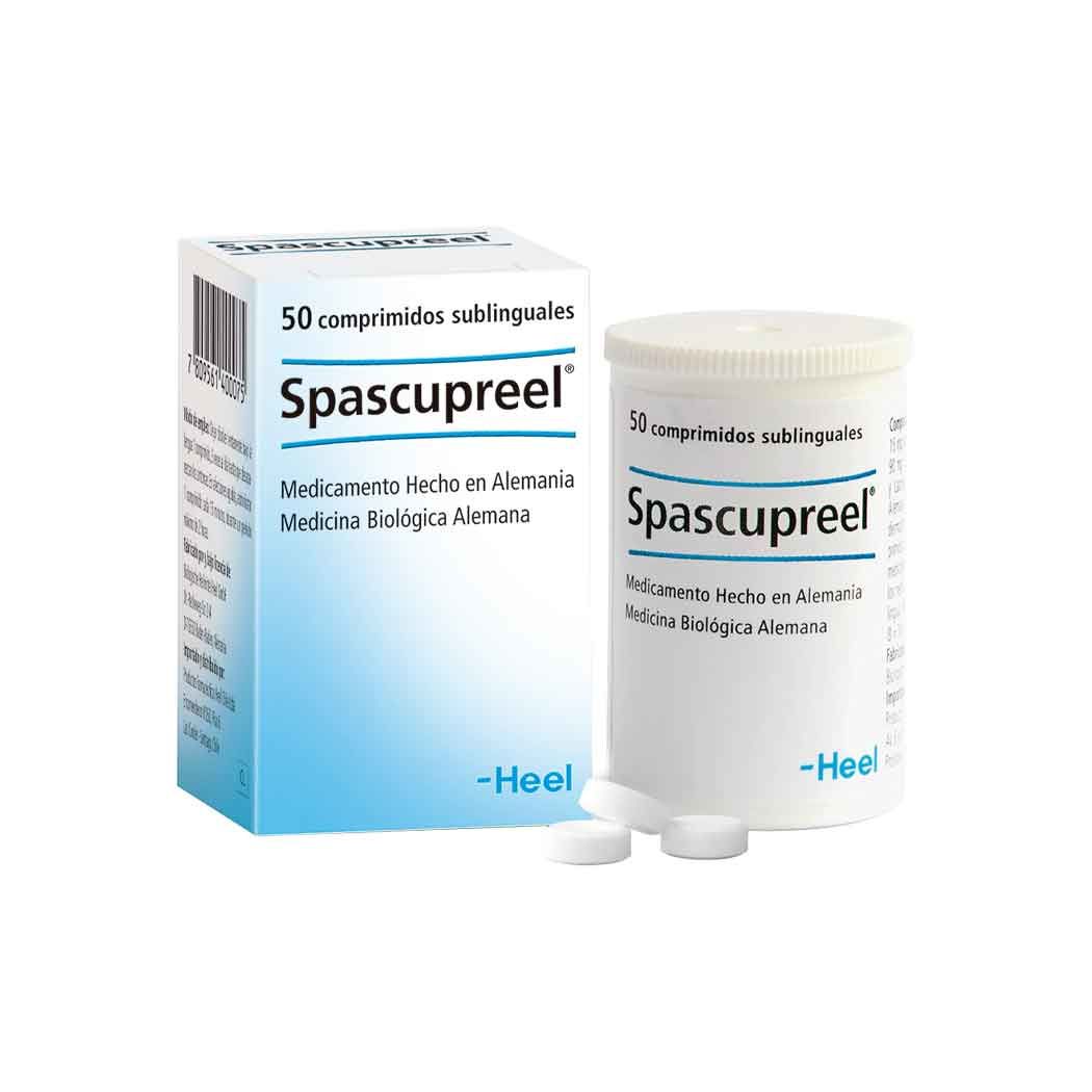 Spascupreel Comprimidos Sublinguales - Farmacias Curie