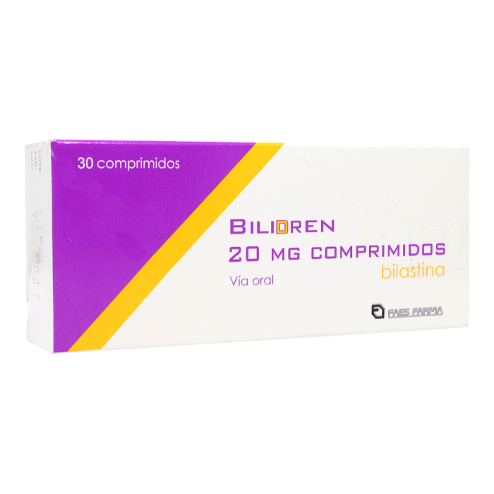 Bilidren Comprimidos 20mg - Farmacias Curie