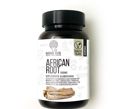 African Root (Ashwagandha) 500mg - 60 Cápsulas - Farmacias Curie