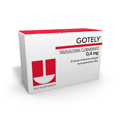 Gotely Cápsulas de Liberación Prolongada 0,4mg - Farmacias Curie